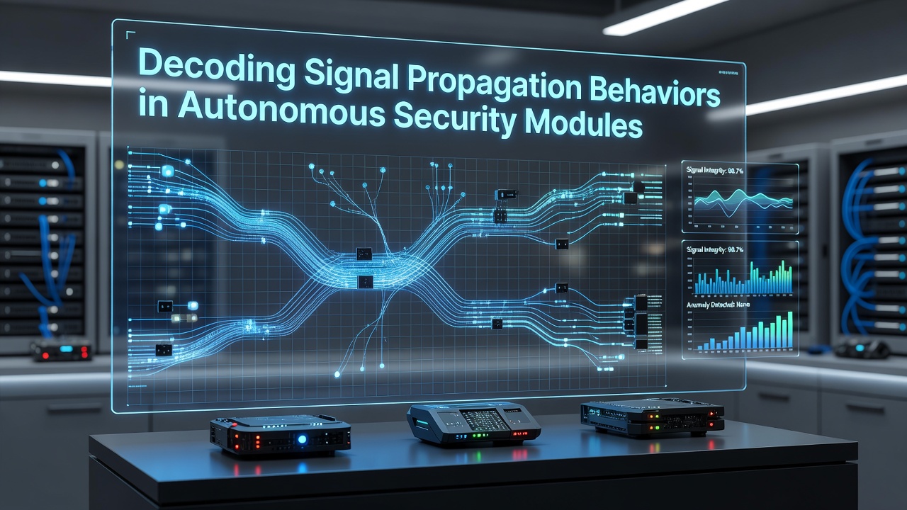 Decoding Signal Propagation Behaviors in Autonomous Security Modules
