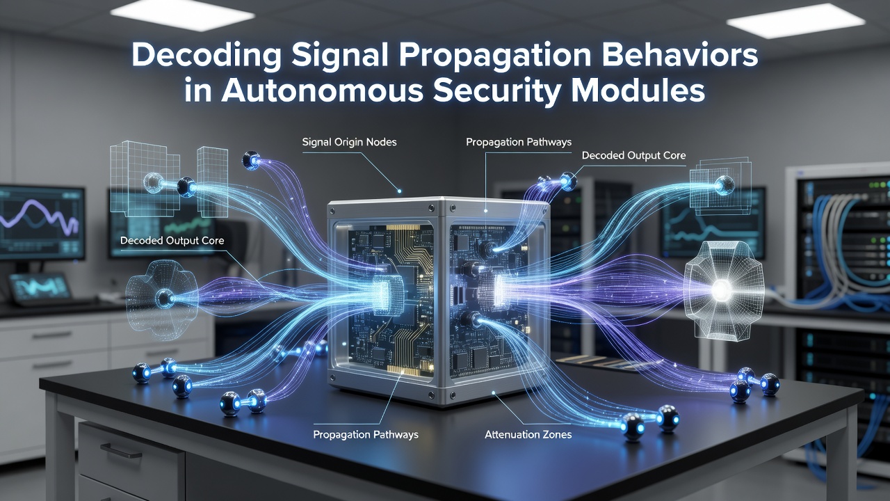 Visualization of signal flow analysis across multiple autonomous security nodes